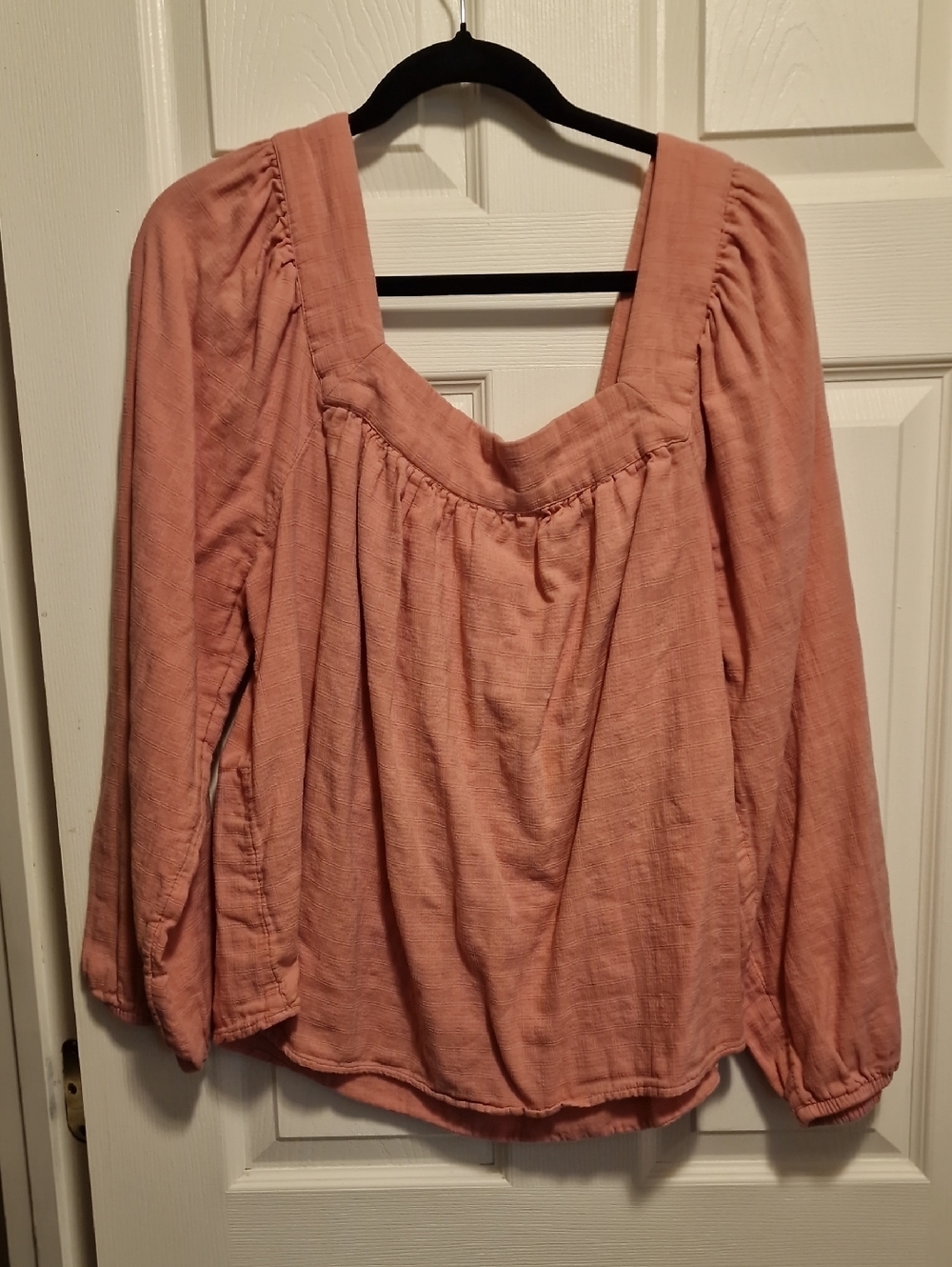 Sonoma Dusty Rose Peasant Blouse - Picture 2 of 3